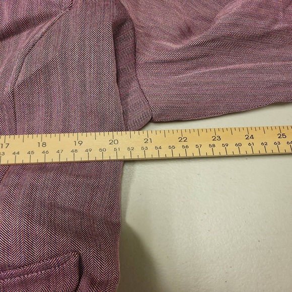 Audrey B Womens Trench Coat 26W Plus Size Pink Animal Print Accents Outerwear - Picture 5 of 16